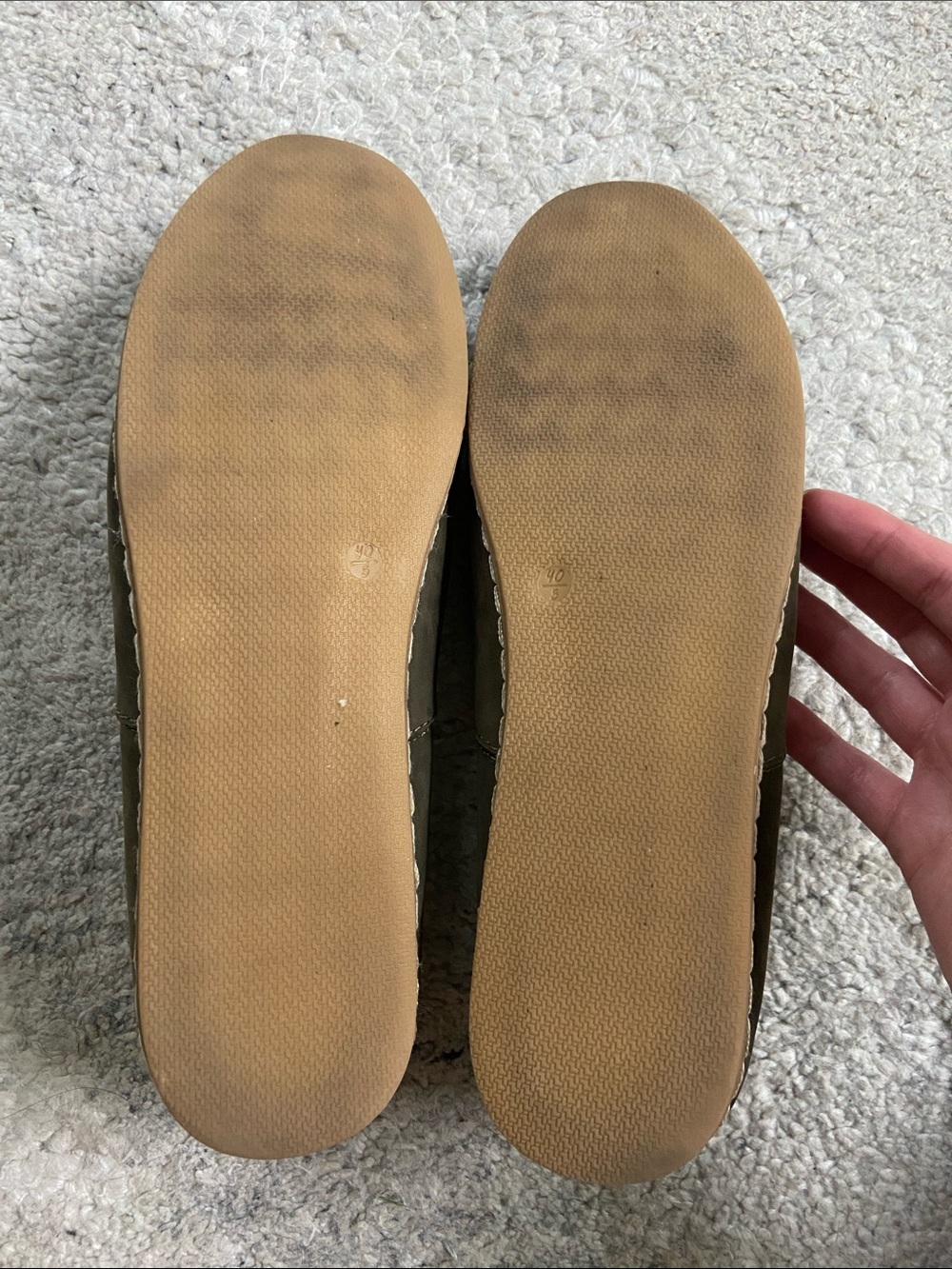 Charix Olive Suede Nubuck Slip-On Loafers - Picture 10 of 11